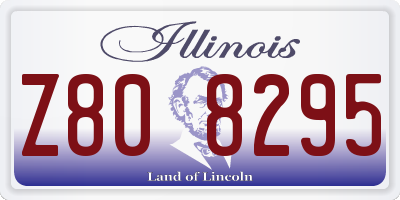 IL license plate Z808295