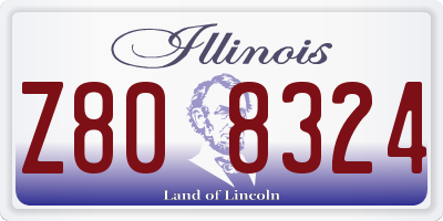 IL license plate Z808324