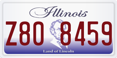 IL license plate Z808459