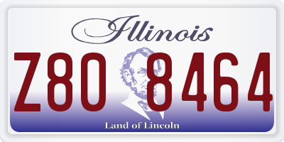 IL license plate Z808464