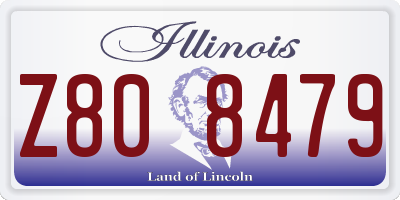 IL license plate Z808479