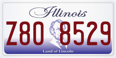 IL license plate Z808529