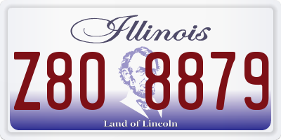 IL license plate Z808879