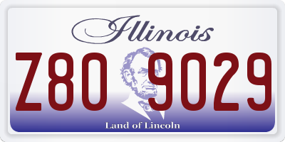 IL license plate Z809029