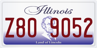 IL license plate Z809052