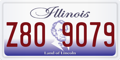 IL license plate Z809079