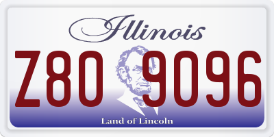 IL license plate Z809096