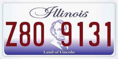 IL license plate Z809131