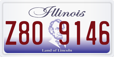 IL license plate Z809146