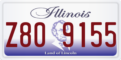 IL license plate Z809155