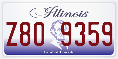 IL license plate Z809359