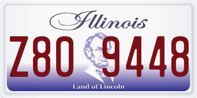 IL license plate Z809448