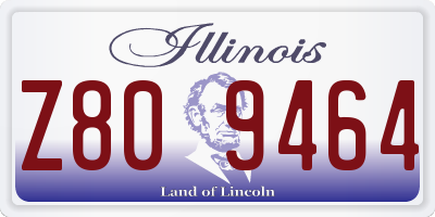 IL license plate Z809464