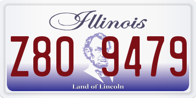 IL license plate Z809479