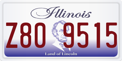 IL license plate Z809515