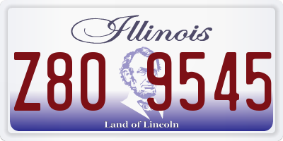 IL license plate Z809545