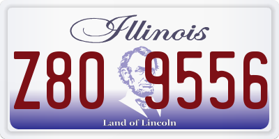 IL license plate Z809556