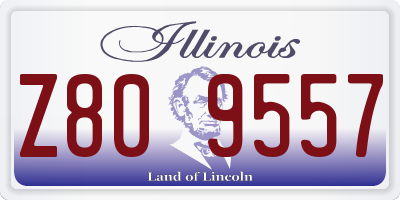 IL license plate Z809557