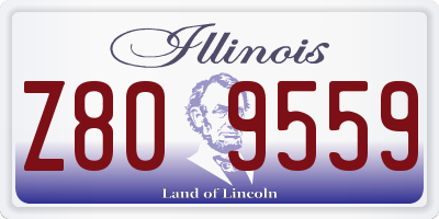 IL license plate Z809559