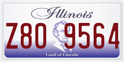 IL license plate Z809564