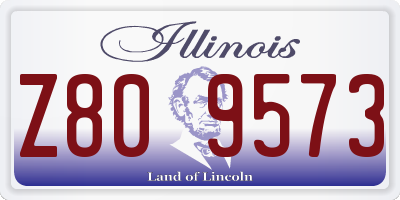 IL license plate Z809573