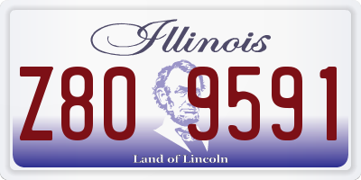 IL license plate Z809591