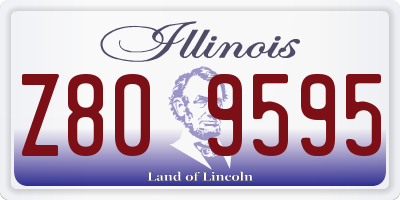 IL license plate Z809595