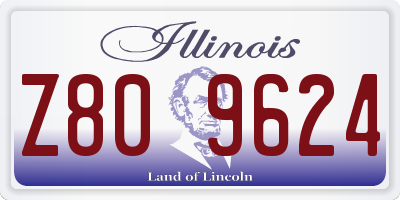 IL license plate Z809624