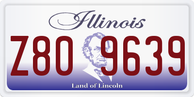IL license plate Z809639