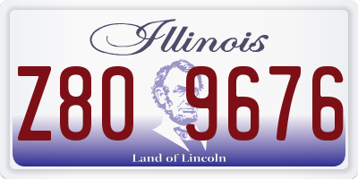 IL license plate Z809676