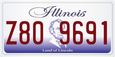 IL license plate Z809691