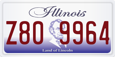 IL license plate Z809964