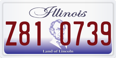 IL license plate Z810739
