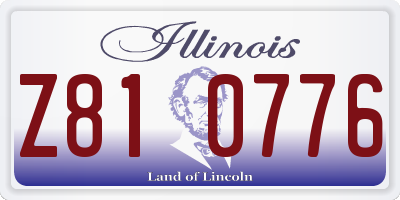 IL license plate Z810776