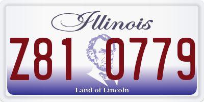 IL license plate Z810779