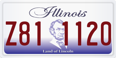 IL license plate Z811120