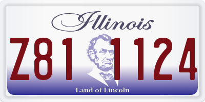 IL license plate Z811124