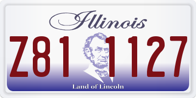 IL license plate Z811127
