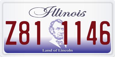 IL license plate Z811146
