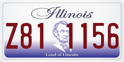 IL license plate Z811156