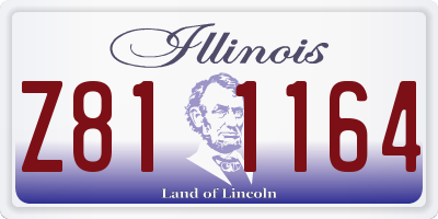 IL license plate Z811164