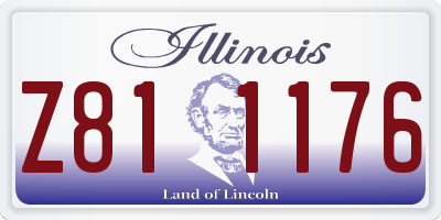 IL license plate Z811176