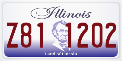 IL license plate Z811202