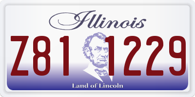 IL license plate Z811229
