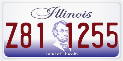 IL license plate Z811255