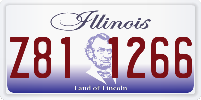 IL license plate Z811266