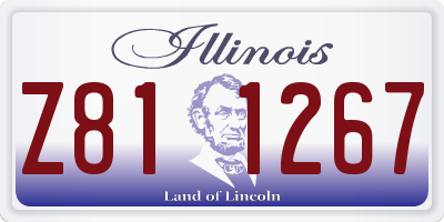 IL license plate Z811267