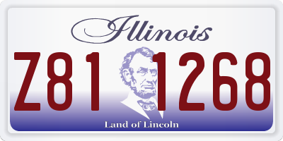IL license plate Z811268