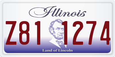 IL license plate Z811274