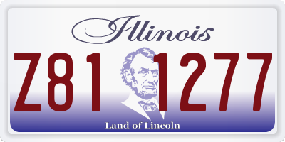 IL license plate Z811277